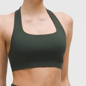 Lululemon FlexyFlex T-Back Yoga Bra A-C Cups Rainforest Green S/M & L/XL NWT